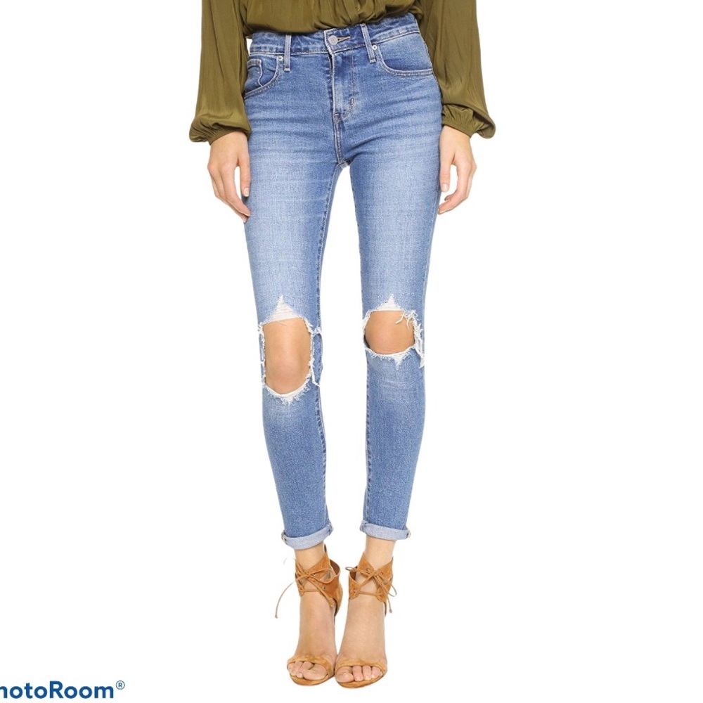 Levi’s 721 High Rise Skinny Jeans Rugged Indigo 27